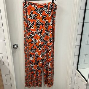 FARM Farm Rio for Anthropologie Toucan wide leg pants